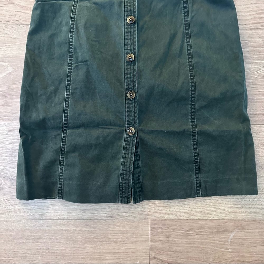 ARMANI EXCHANGE - GREEN DENIM DRESS - SIZE 4 - Picture 6 of 8